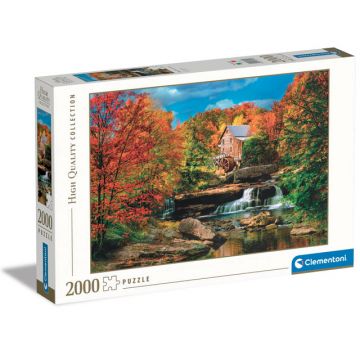 Glade Creek Grist Mill, 2000 pc puzzle